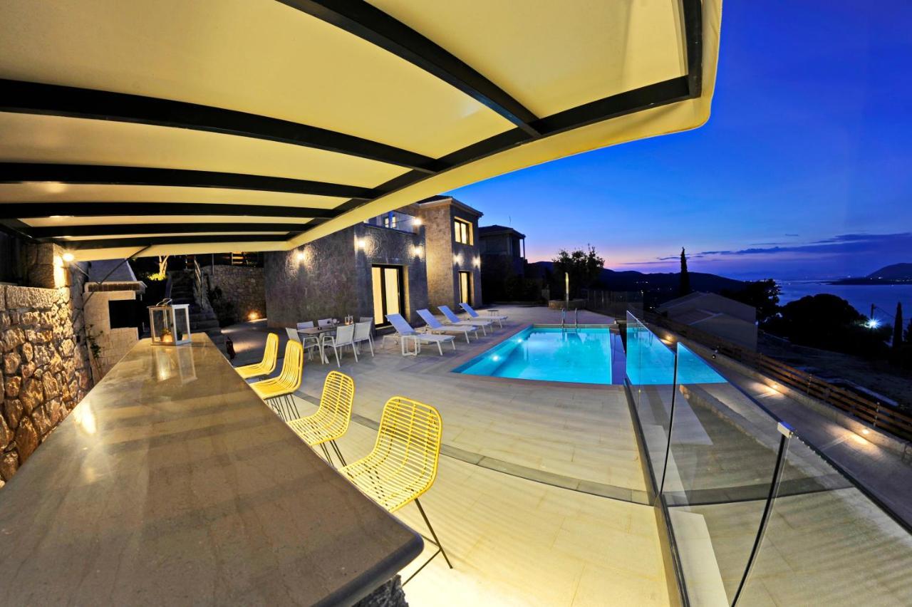 Ionian Stone Luxury Villa Nikiana Exterior foto