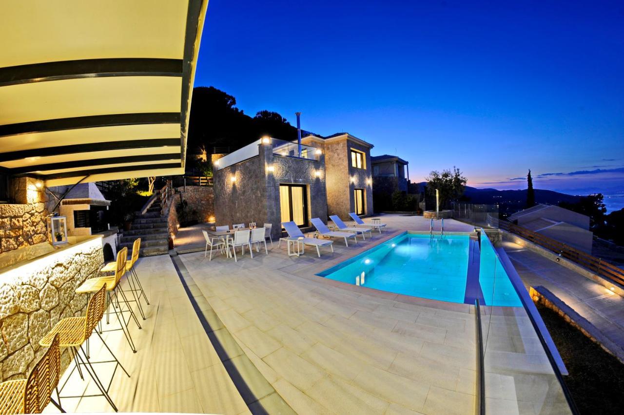 Ionian Stone Luxury Villa Nikiana Exterior foto